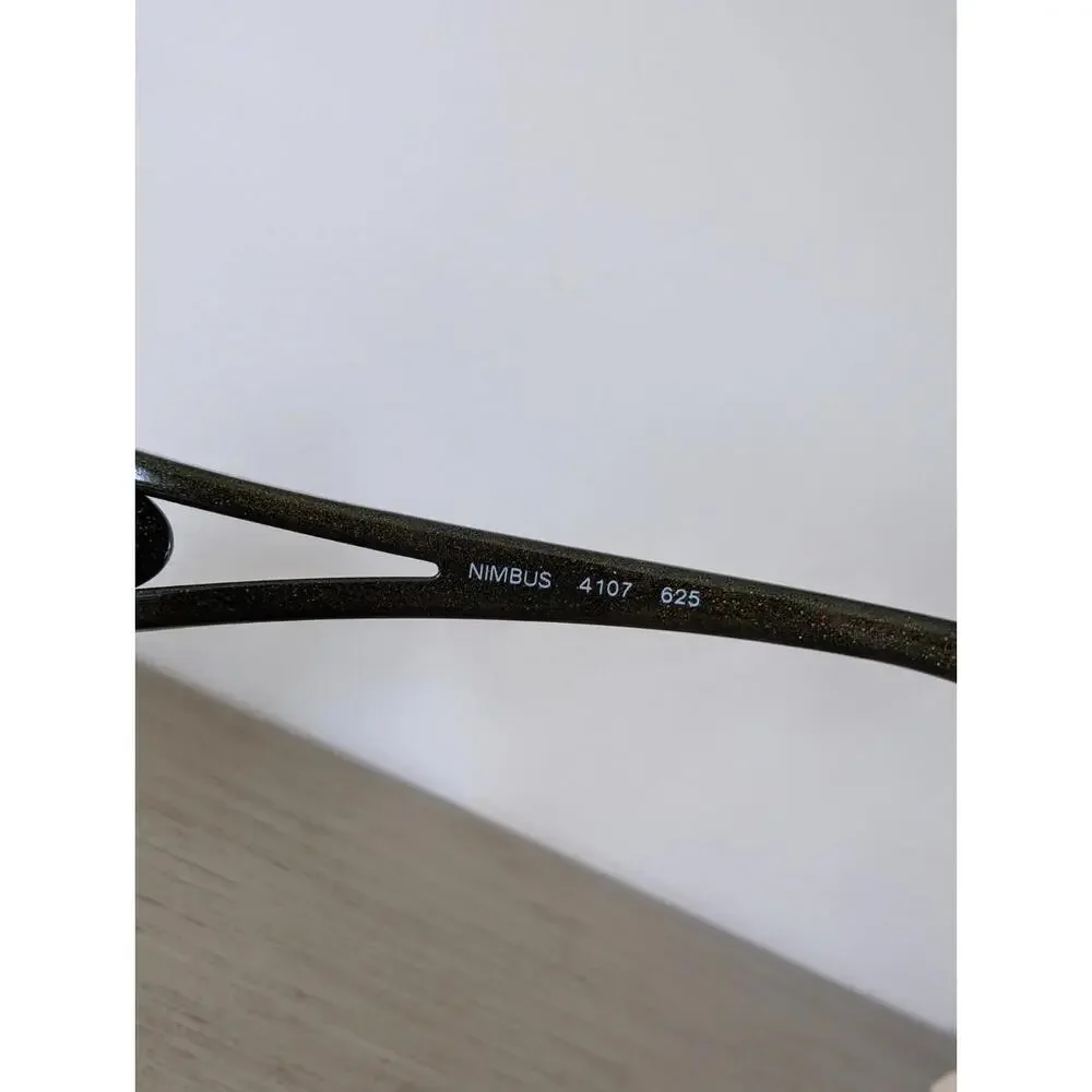 Killer Loop Nimbus Sunglasses Green Glitter Made In Italy - Picture 7 of 7